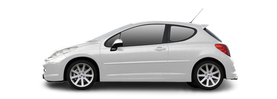 A scrapped car collected from ABERDARE