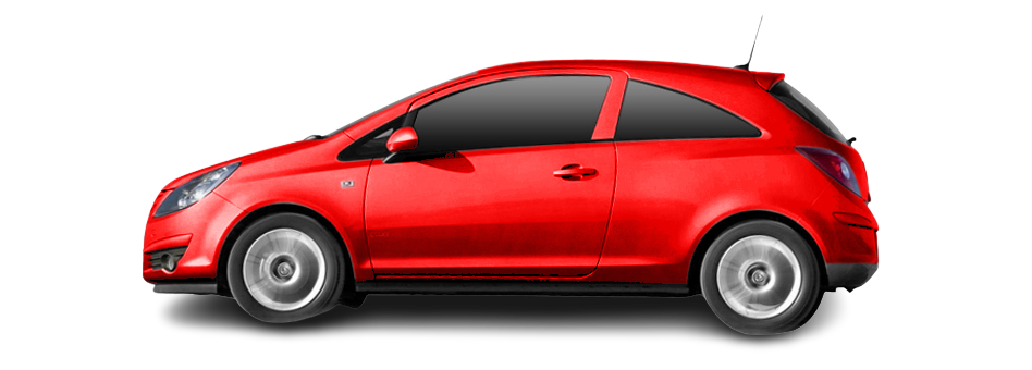 A scrapped car collected from PONTYPOOL